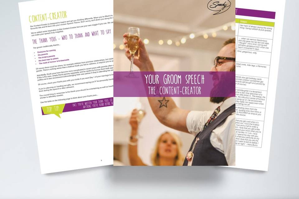 The groom speech template