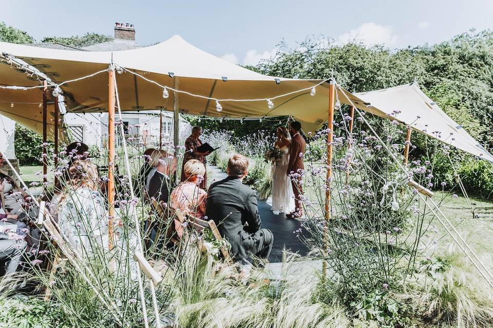 Stretch Tent Ceremony