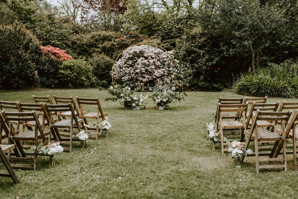 Front lawn ceremony