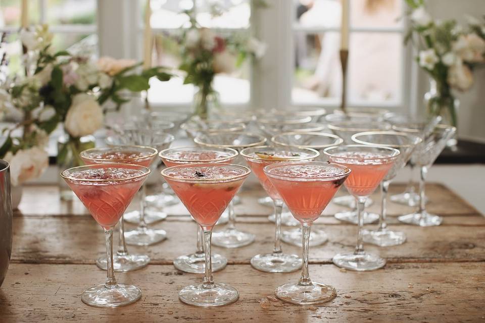 Wedding Day Cocktails