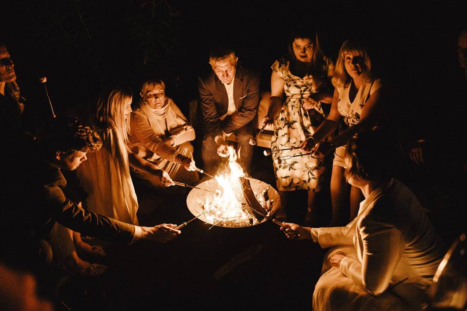 Firepit and Marshmallows