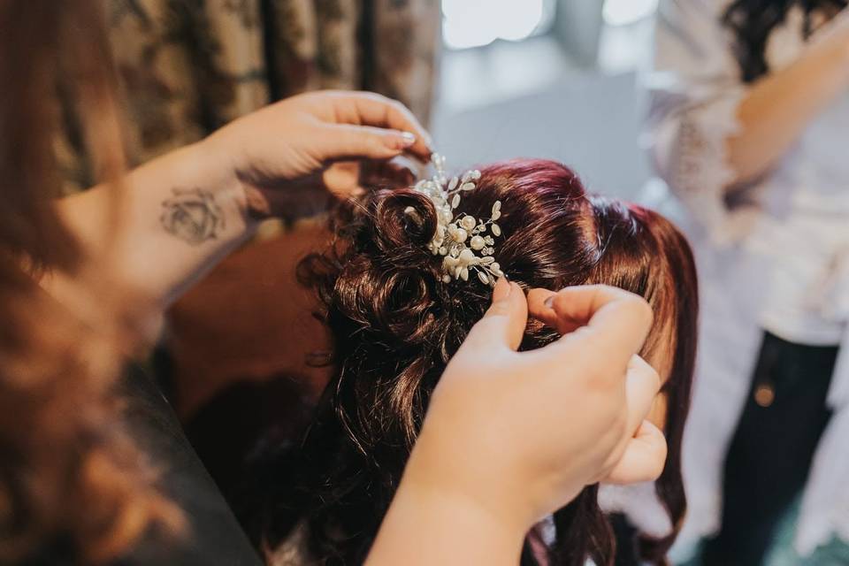 Bridal finishing touches