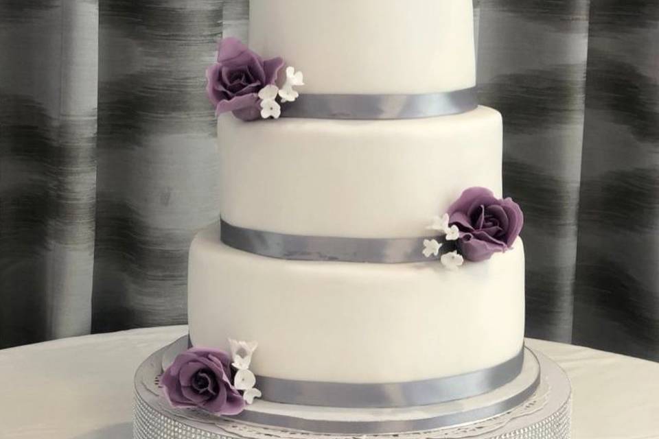 Simple purple cake