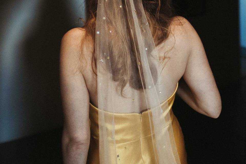 Bride in gold