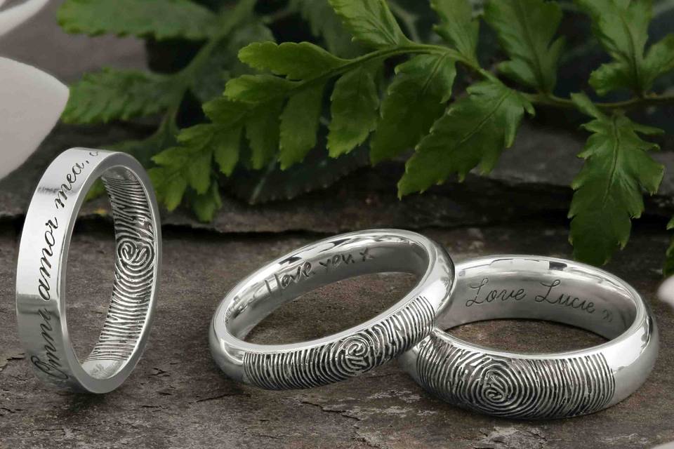 Fingerprint rings - laser