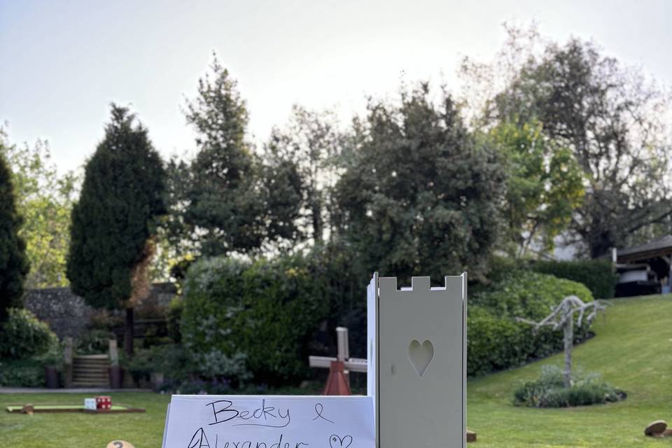 3D wedding church obstacle