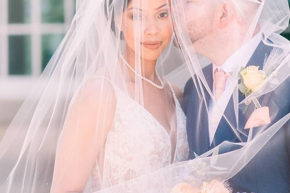 Final image of bride with husb