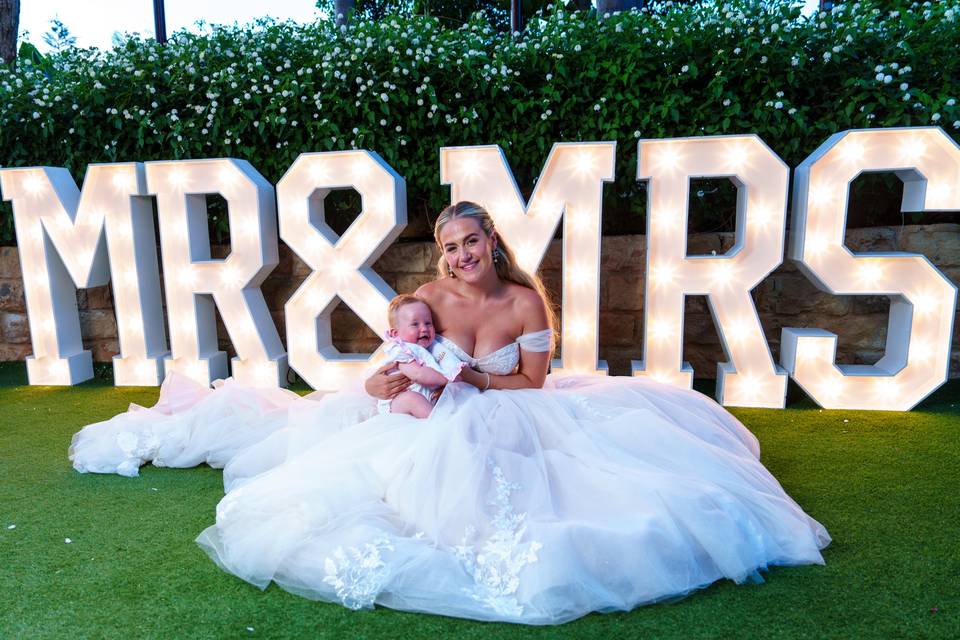 Bride and Daughter