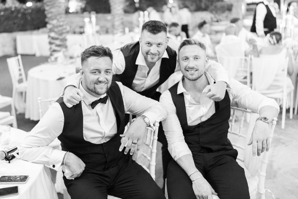 End of the Night Groomsmen