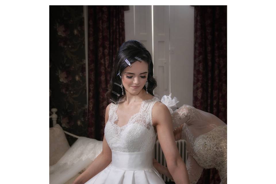 Doing up the Dress