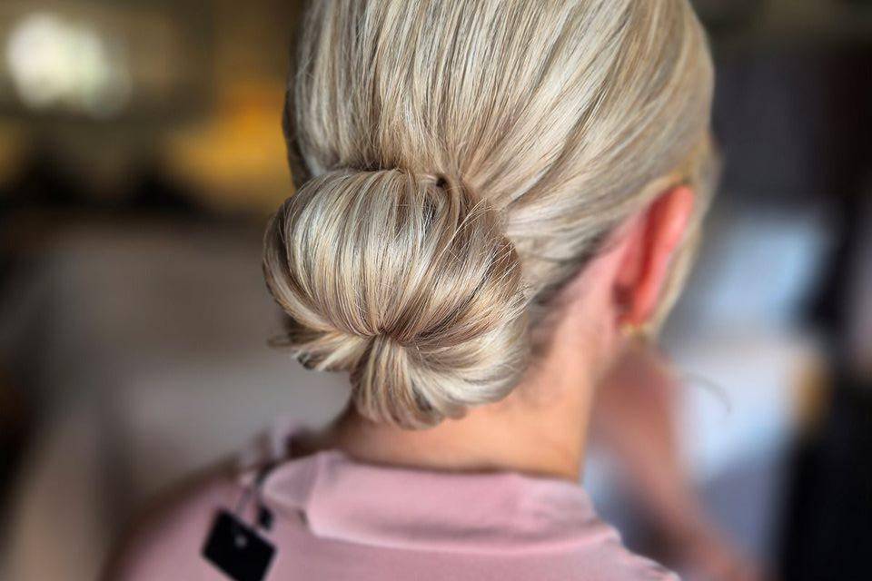 Hand created bun