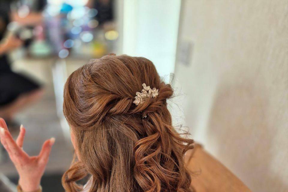 Bridal hair