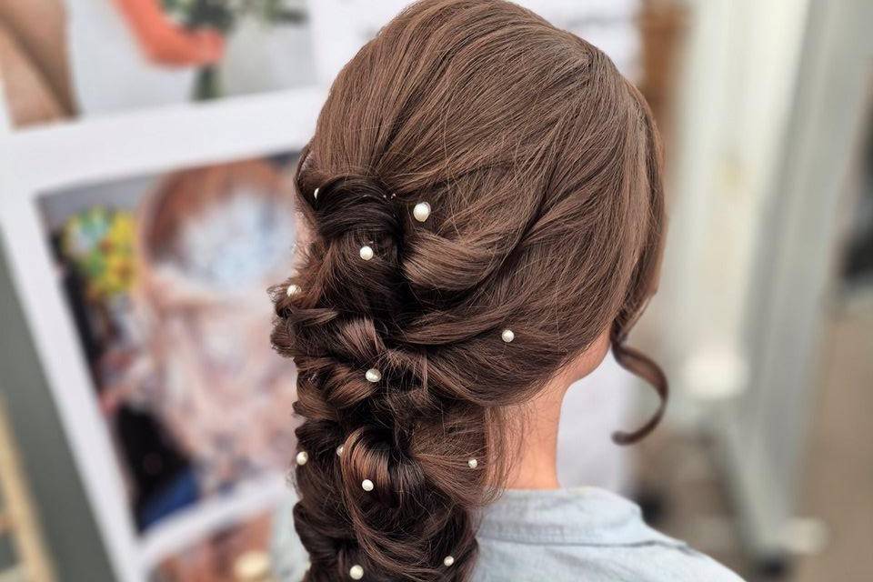 Beautiful mermaid braid