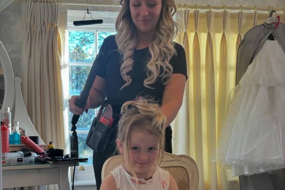 Flowergirl prep