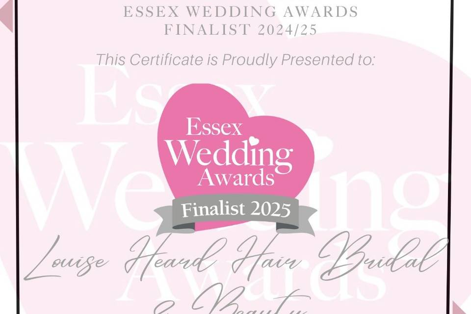 Essex Wedding finalist