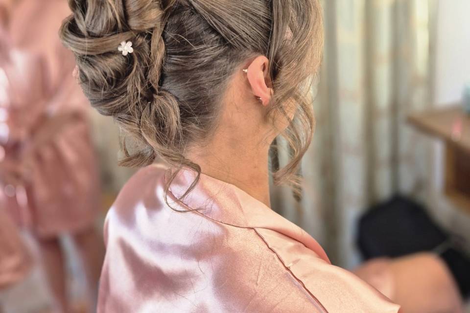 Undone French twist