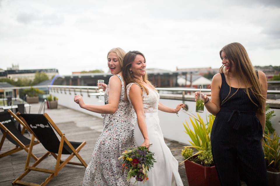 Bouquet & deckchairs