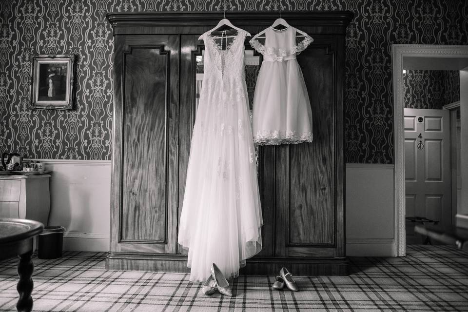 The dresses