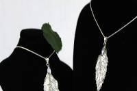 Small & Large rose Leaf Pendants