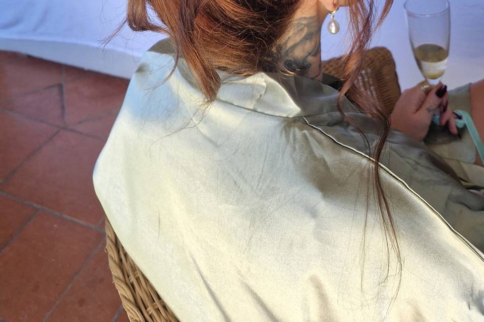 High knot bun
