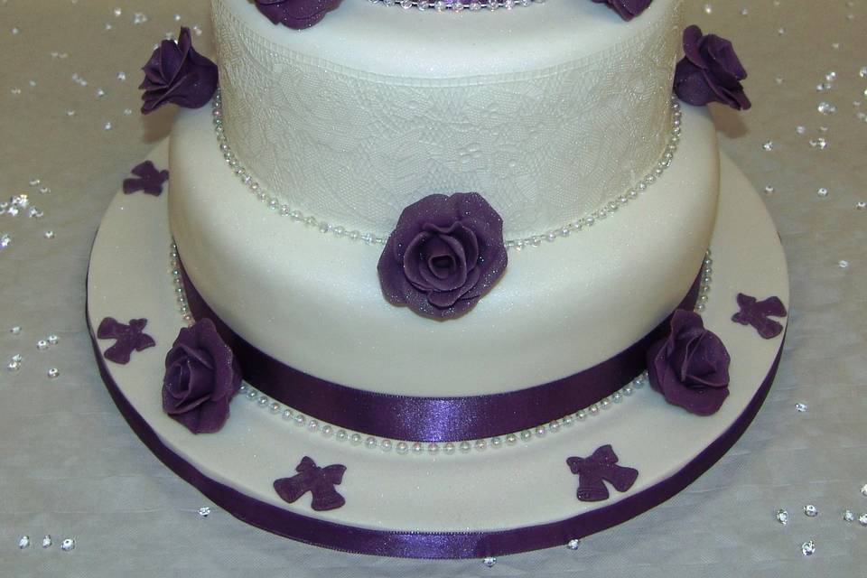 Purples and lace