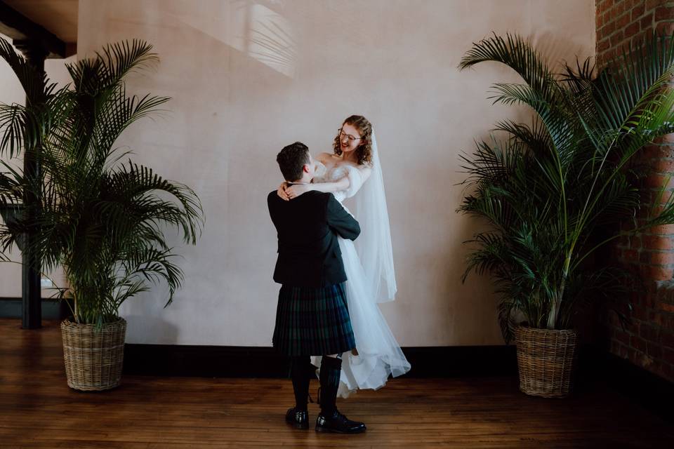 Industrial wedding