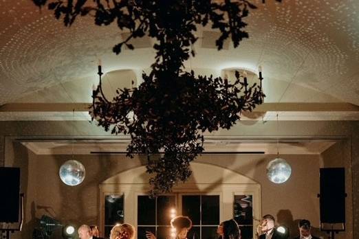 Band lighting & mirror balls