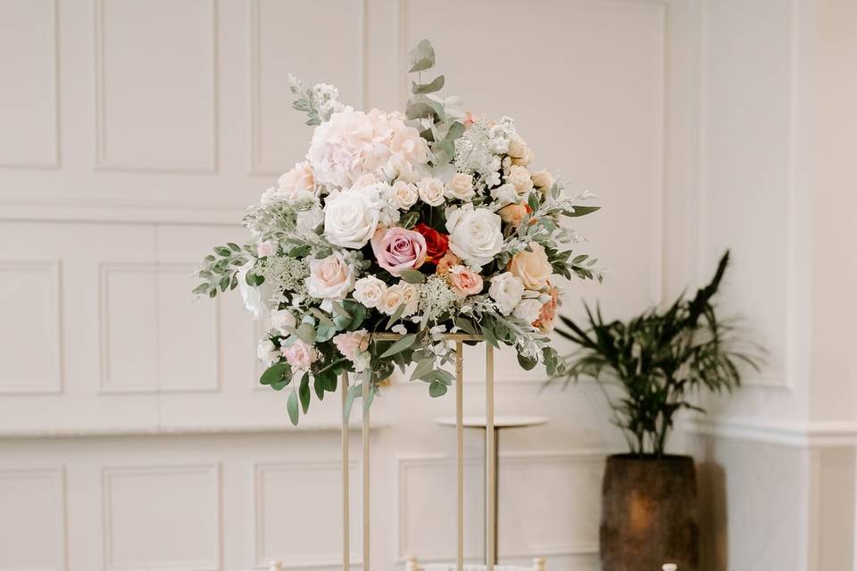 Tall flower displays