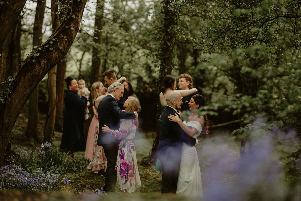 First dance in the woods