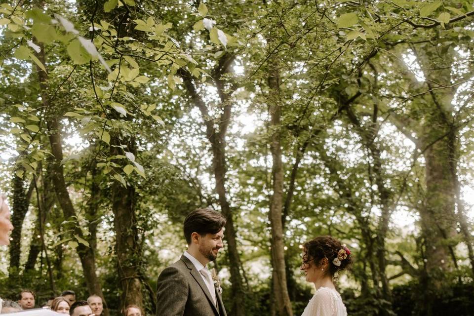 Enchanting Woodland Ceremony