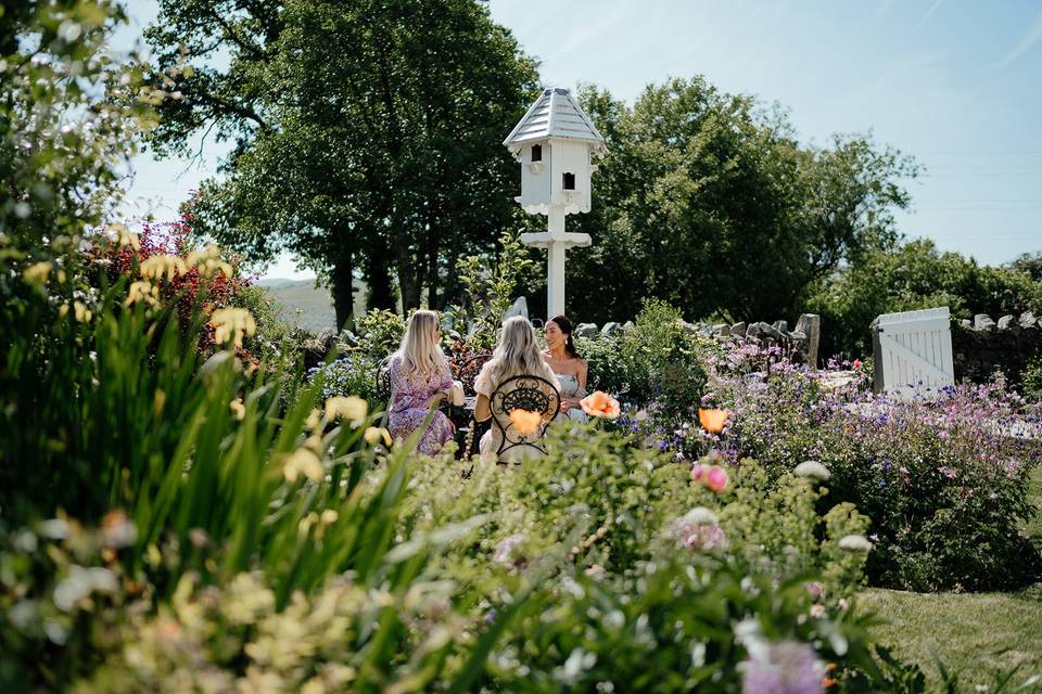 The front garden