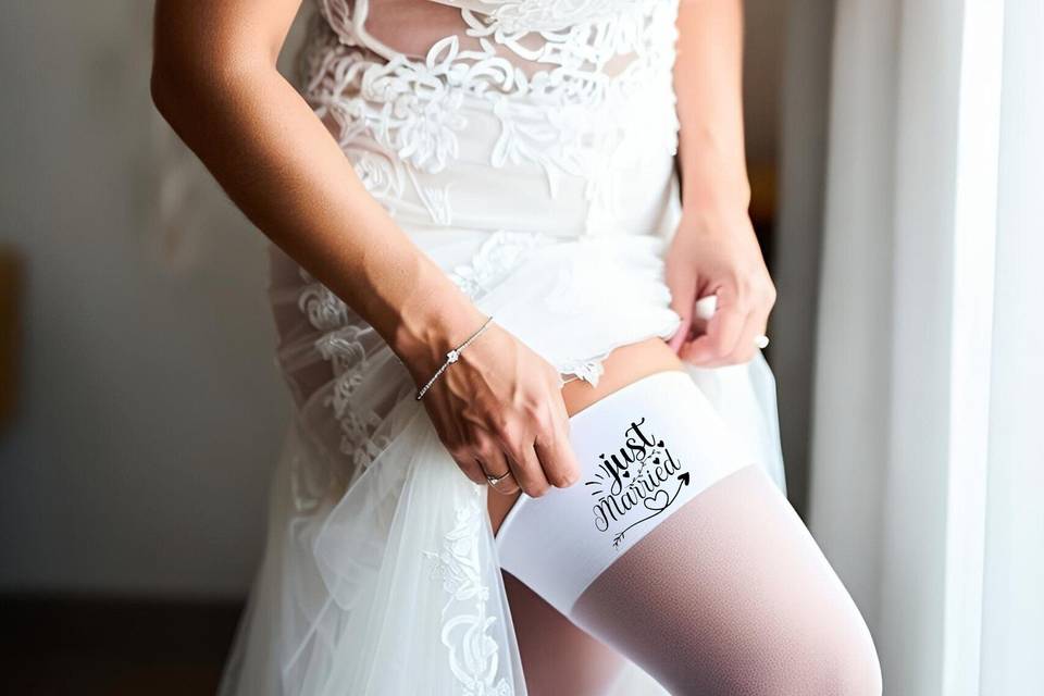Just Married Blk on White RHT