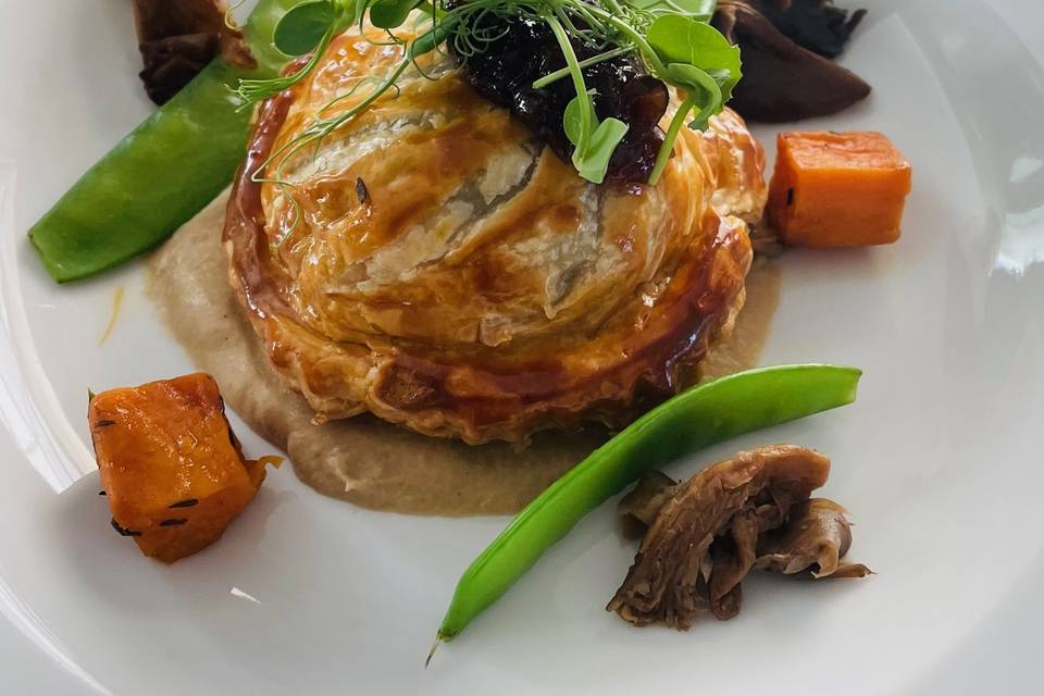 Mushroom&goat cheese pithivier