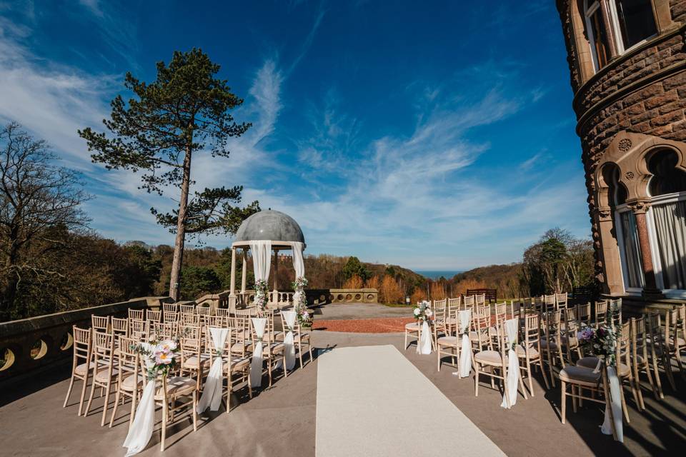 Outdoor ceremony