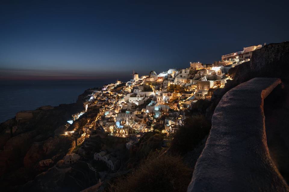 Santorini magical night