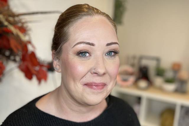 Bridal makeup at home studio