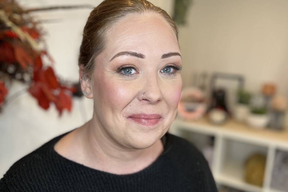Bridal makeup at home studio