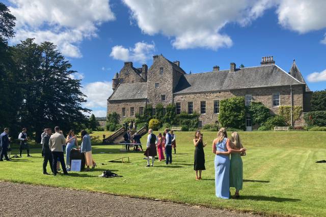 Sunny drinks in the garden