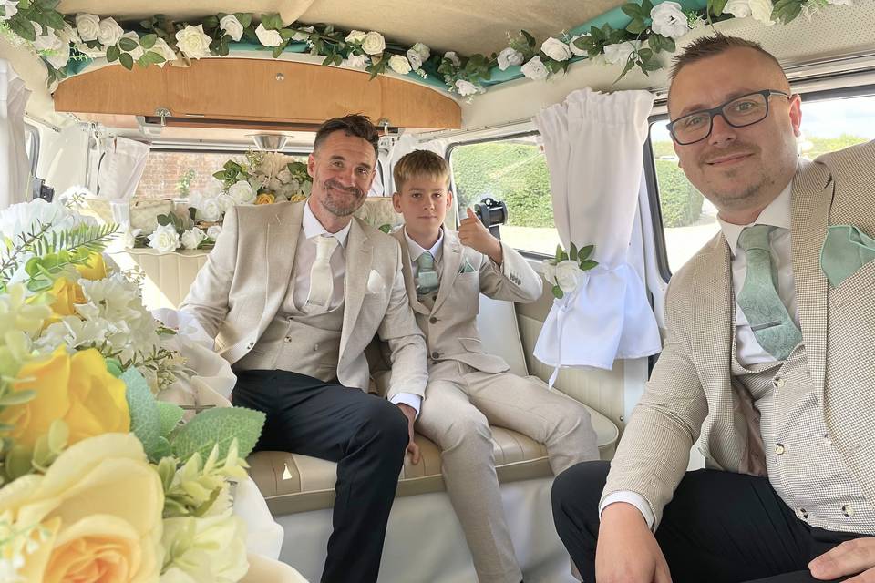 Groom, Son & Best Man