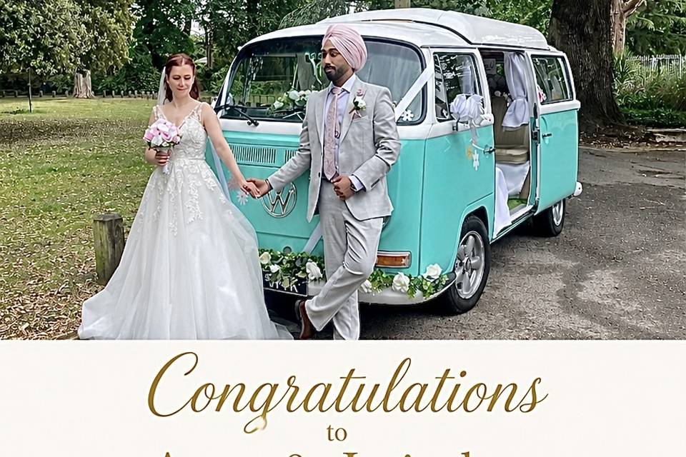 Bride & Groom, married May