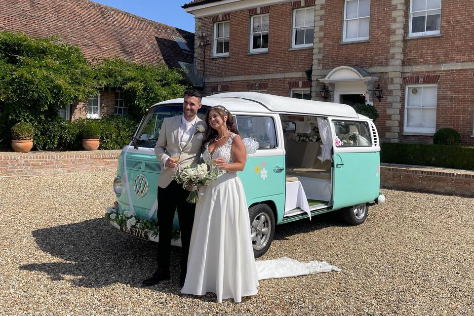The newlyweds