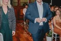 Happy groom...