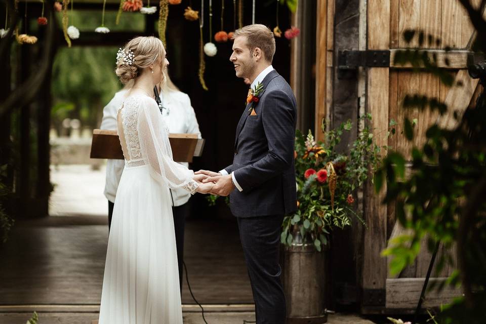 The Tythe Barn Ceremony