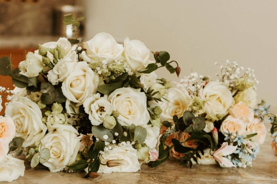 Size of bridal bouquet