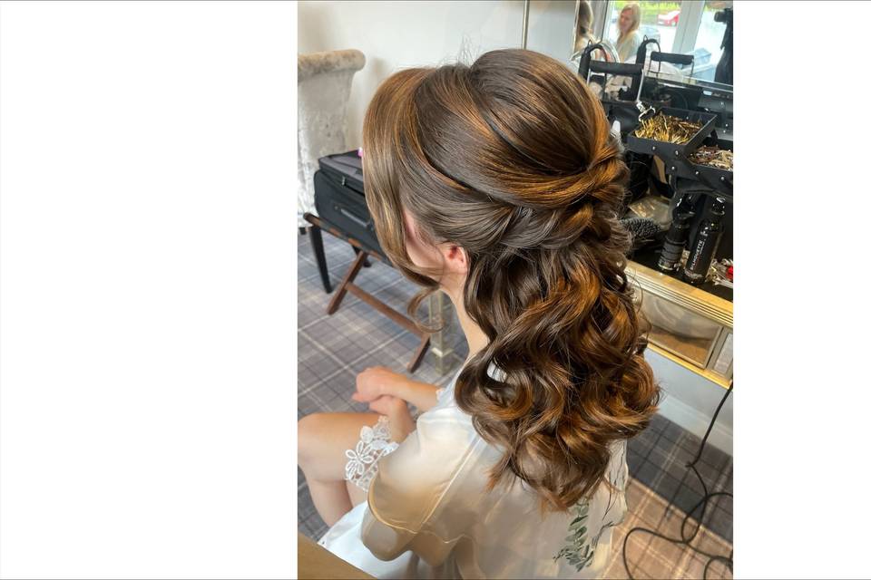 Bridal hair