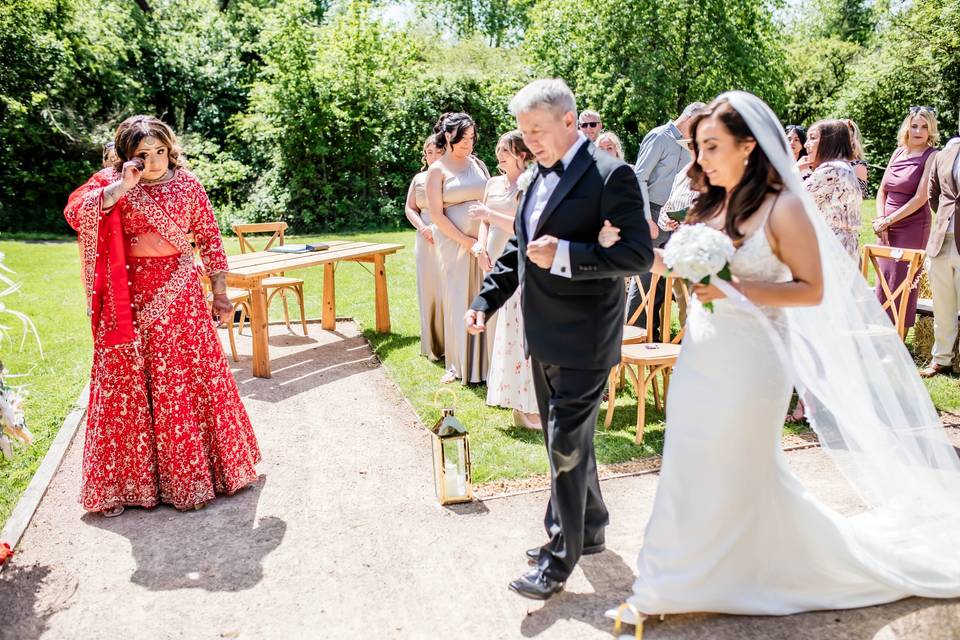 Bride entry