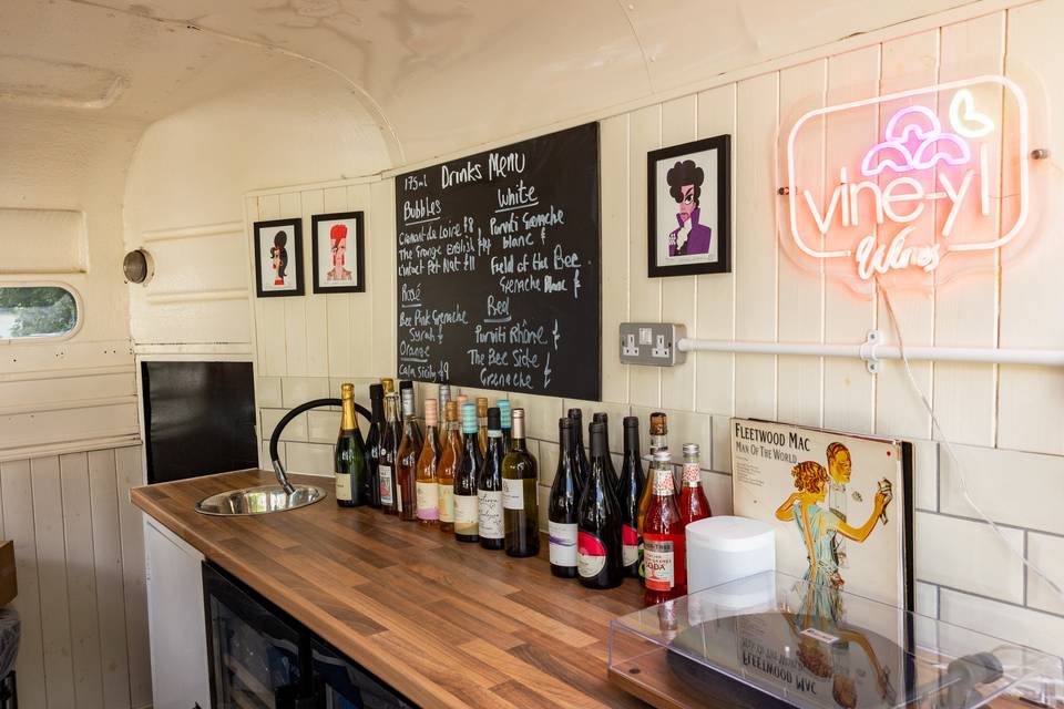 back bar bottles