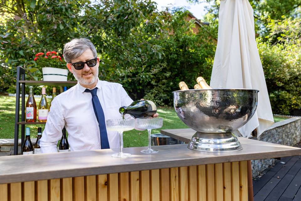 outdoor bar server