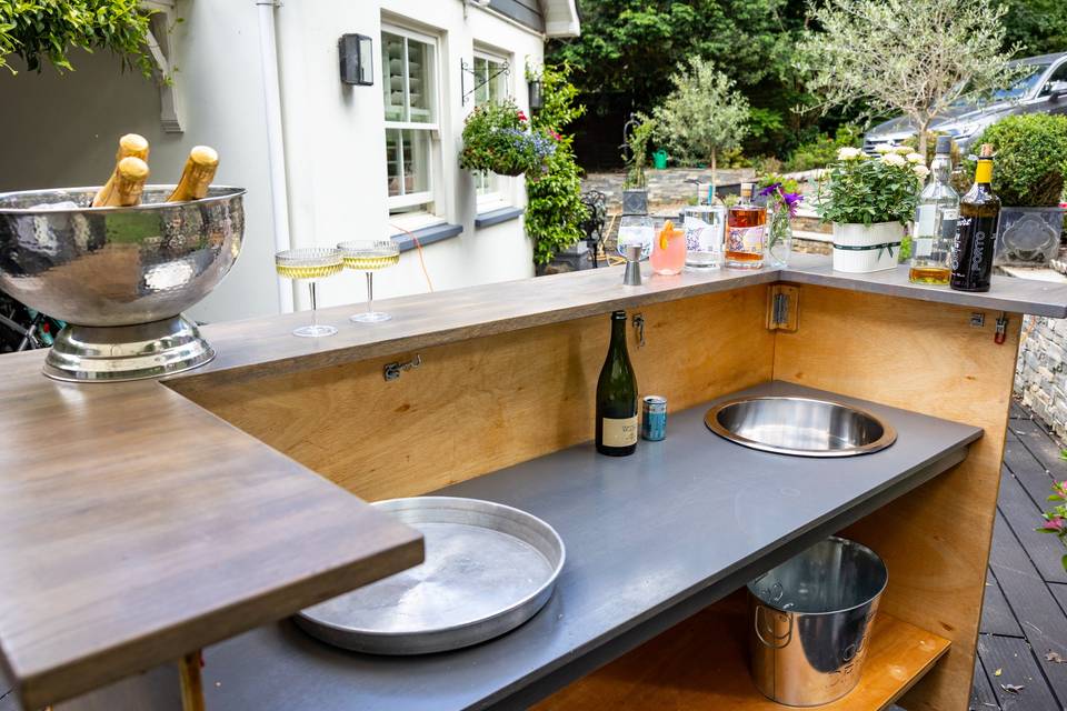 outdoor counter view