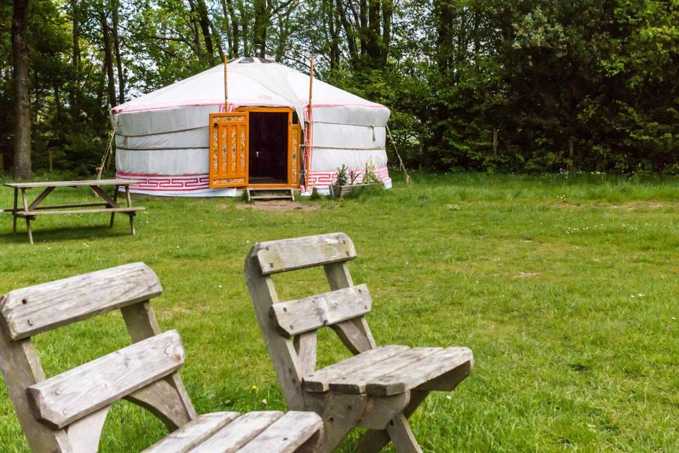 Glamping included